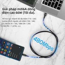 Thumbnail Cáp sạc nhanh Essager 66W 6A USB to Type-C cho Huawei OPPO VIVO 3