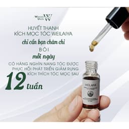 Thumbnail Kích Thích Mọc Tóc Nhanh với Huyết thanh Serum Mọc Tóc Weilaiya Chính Hãng 1 Lọ 5ml Cam Kết Hiệu Quả Sau 12 Tuần sử dụng 4