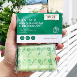 Thumbnail [Tặng túi tạo bọt] Xà Phòng Giảm Mụn Cơ Thể Sau 7 Ngày Derladie Body Cleansing Bar For Blemish Skin 50g 3
