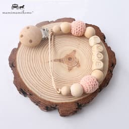 Thumbnail Dây kẹp MAMIMAMIHOME giữ núm ti giả chất liệu tự nhiên an toàn cho bé mọc răng 3