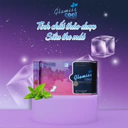 Thumbnail Combo 6 gói băng vệ sinh thảo dược Glamiss Cool ban đêm 33.5 cm siêu mát lạnh 2