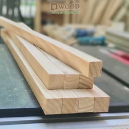 Thumbnail Thanh gỗ Dwood 120cm vuông 3x3 gỗ thông nhập khẩu bề mặt láng mịn 3