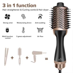 Thumbnail Lược điện UBEATOR sấy tạo kiểu tóc đa dụng 2 trong 1 cao cấp 3