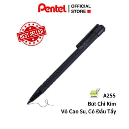 Thumbnail Bút Chì Bấm Pentel A255 0.5mm Học Sinh - Thiết Kế Đơn Giản Bảo Vệ Đầu Ngòi 2