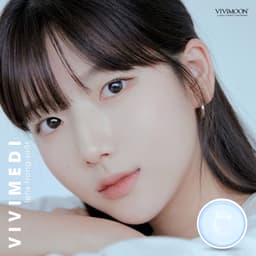 Thumbnail Kính áp tròng VIVIMOON LENS cận trong suốt cho mắt thở Vivimedi Oxy Plus 06 tháng (Giá 01 đôi) 2
