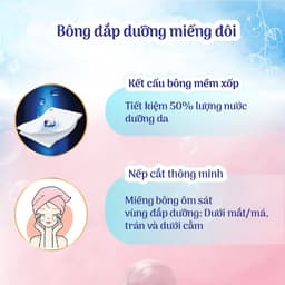 Thumbnail Bông tẩy trang Silcot đắp dưỡng miếng đôi 40 miếng/hộp 1