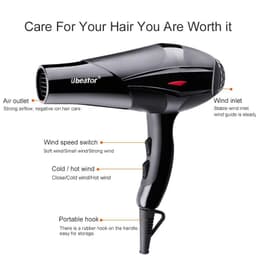 Thumbnail Máy sấy khô tóc Ubeator công suất lớn hỗ trợ tạo kiểu chuyên nghiệp cho salon có phụ kiện 2