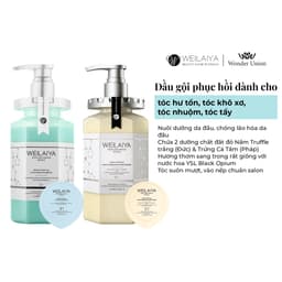 Thumbnail Cặp dầu gội đầu, dầu xả tóc Weilaiya chiết xuất nấm Truffle giúp chống lão hóa và mượt tóc size du lịch 14g + 14g 4