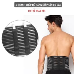 Thumbnail Đai lưng cột sống thoáng khí, có thanh nẹp GoodFit GF725WS 4