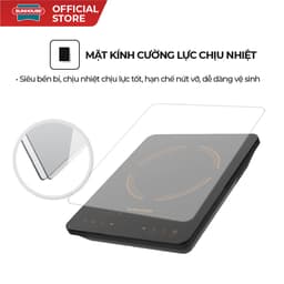 Thumbnail Bếp từ đơn Sunhouse SHD6803 - Công suất 2000W - Bảo hành 12 tháng - 8 chế độ nấu - Nút bấm điện tử 2