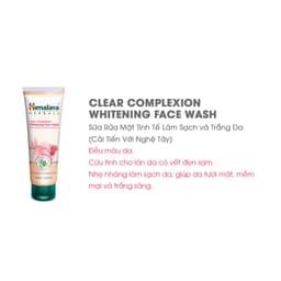 Thumbnail Sữa rửa mặt trắng da mịn màng Himalaya Clear Complexion Whitening Face Wash 150ml 3