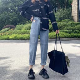 Thumbnail Quần Jean Lưng Cao Co Giãn Ôm Dáng Thời Trang Mùa Thu 2020 Cho Nữ 2