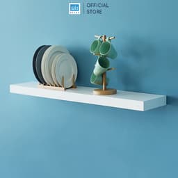 Thumbnail Kệ Thanh Ngang Rộng 20cm, Gỗ Dày 25mm Treo Tường Màu Trắng SIB Decor KT005 4