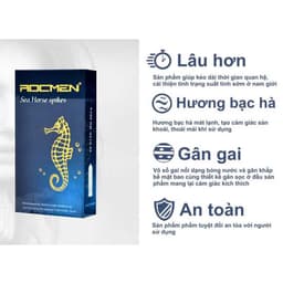 Thumbnail COMBO Bao cao su Azodra Gân Gai và BCS Rocmen kéo dài thời gian Cao Cấp -GEMHOME 1