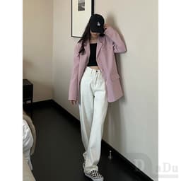 Thumbnail PALAZZO Quần Jeans Dài Ống Loe Thời Trang Dành Cho Nữ 3
