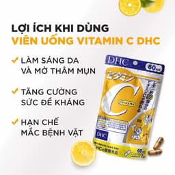 Thumbnail Combo Viên uống DHC Ngừa mụn Mờ thâm 30 Ngày (Kẽm 30 Viên/gói & Vitamin C 60 Viên/gói) 2