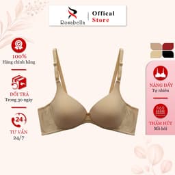 Thumbnail Áo Ngực Không Gọng ROSABELLA Chất Vải Cao Cấp Thoáng Mát Lớp Mút Mỏng Ôm Ngực RW37 3