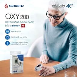 Thumbnail Máy Đo Nồng Độ Oxy Trong Máu Spo2 và Nhịp Tim Microlife Oxy200 | Thương Hiệu Thụy Sỹ - Bảo Hành 24 Tháng 2