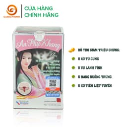 Thumbnail An Phụ Khang Plus An Châu hỗ trợ giảm triệu chứng u xơ tử cung, u nang buồn trứng - Global Pharma 1