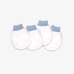 Thumbnail Bao Tay Sơ Sinh MIOMIO(2 Đôi), Dành Cho Bé Gái Bé Trai, 100% cotton, Hoạ Tiết Thỏ, Sọc, Mèo Mây, Mặt Mèo 2
