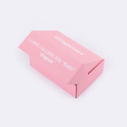 Thumbnail TINGOAN® - Hộp giấy chất liệu bìa trắng cứng hồng 3