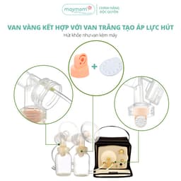 Thumbnail Bộ Van Trắng Van Vàng Maymom Dùng Cho Máy Hút Sữa Medela Pump, Harmony, Swing, Mini Electric, Symphony 2