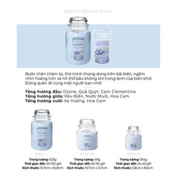Thumbnail Nến hũ Yankee Candle size L - Beach Walk (623g) 1