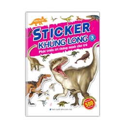 Thumbnail Sách - Combo 2c sticker khủng long phát triển trí thông minh tập 3 & 4 2