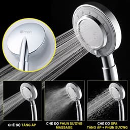 Thumbnail Tay sen tăng áp tắm nóng lạnh được, 3 chế độ nước C'MON TS-03 4