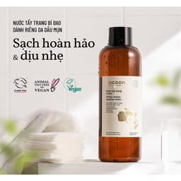 Thumbnail Bigsize - Nước Tẩy Trang Bí Đao Cocoon Tẩy Sạch Makeup & Giảm Dầu 500ml 1