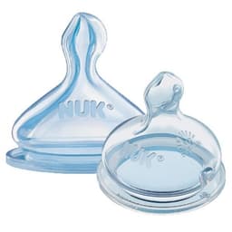 Thumbnail Ty bình sữa Nuk cổ rộng Silicone số 1M vỉ 2 cái V089 1