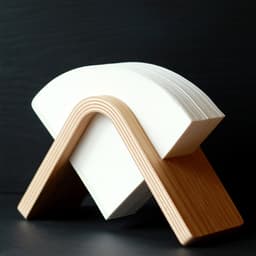 Thumbnail Khay đựng giấy ăn, giấy lọc cafe Plyconcept Joy Paper Holder màu gỗ 2
