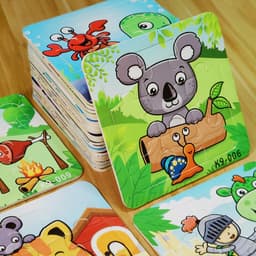 Thumbnail Đồ chơi lắp ráp LEQIAZHIXING k9-01-024 kiểu hoạt hình dễ thương cho bé 1