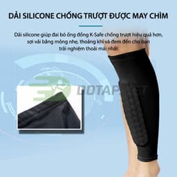 Thumbnail Băng Bảo Vệ Ống Đồng MixSport Với Miếng Lót Đệm Giày Giảm Chấn Thương, Giảm Đau Trong Bóng Đá 4