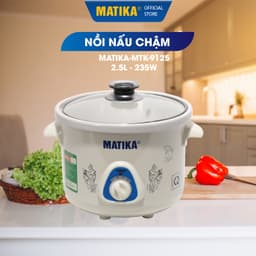 Thumbnail Nồi Kho Cá Đa Năng MATIKA Dung Tích 2.5L MTK-9125 3
