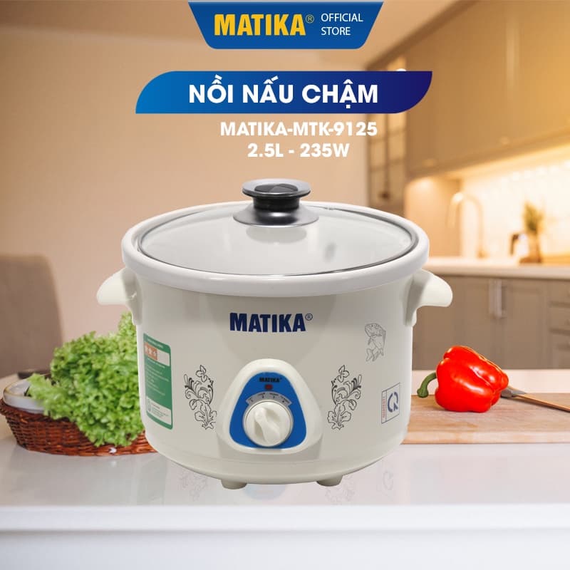 Ảnh Nồi Kho Cá Đa Năng MATIKA Dung Tích 2.5L MTK-9125 3