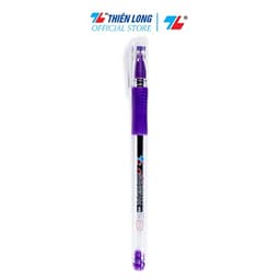 Thumbnail Bút Gel Thiên Long GEL-08 ngòi 0.5mm mực xanh/đỏ/đen/tím có nắp đậy, đệm cầm tay phù hợp cho học sinh 3