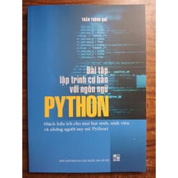 Thumbnail Sách - Bài tập lập trình cơ bản với ngôn ngữ Python 1