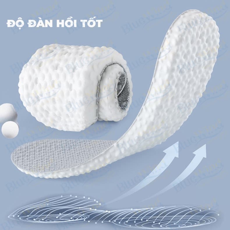 Ảnh Lót Giày Đàn Hồi BLUEWIND Mềm Mại Êm Chân Thoáng Khí 9310 2