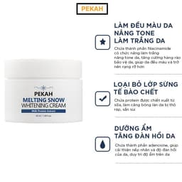 Thumbnail Kem Dưỡng Trắng Nâng Tone Da PEKAH Melting Snow Whitening Cream 50ml 3