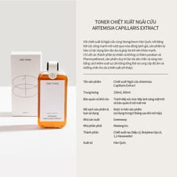 Thumbnail Chiết xuất ngải cứu 150ml | Artemisia Capillaris Extract Toner 1