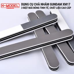 Thumbnail Dùng cụ hỗ trợ mô hình gundam Mài đánh bóng mô hình XM17 loại 3 mặt chuyên dụng X- MODEL 3