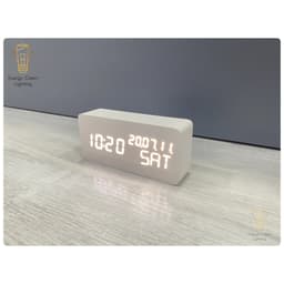 Thumbnail Đồng Hồ Gỗ Led Energy Green Lighting Hình Chữ Nhật DH-92 Hiển Thị Ngày Tháng Nhiệt Độ Cùng Lúc - Tặng pin - BH 1 Năm 2