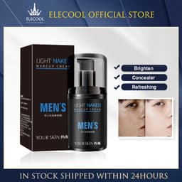 Thumbnail Kem Lười Kem Làm Trắng Da Mặt Bb Kem Nam Ánh Sáng Trơn Kem Che Khuyết Điểm In Mụn Làm Sáng Màu Da lazybones Men 's Light Plain Cream 4