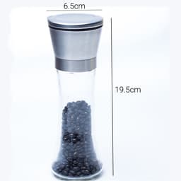 Thumbnail Dụng cụ xay tiêu cầm tay thủy tinh nắp inox 304 Hobby Home Decor XT2 3