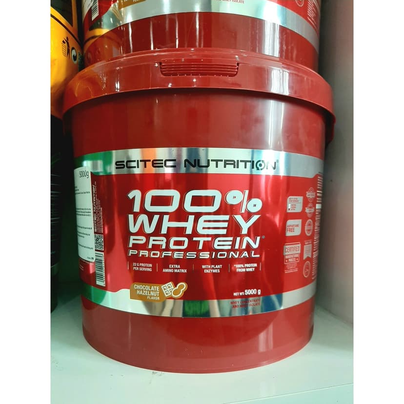 Ảnh Whey Protein|100% Whey Protein Professional 5000 CHOCOLATE | Whey protein tăng cơ và duy trì cân nặng | SCITEC NUTRITION 1