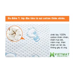 Thumbnail Tấm lót chống thấm cho bé VIETMAT các size 1x2m - 1,2x2m - 1,4x2m - 1,6x2m - 1,8x2m - 2,2x2m 4