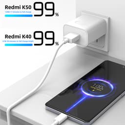 Thumbnail Dây cáp sạc FONKEN sạc nhanh 120w 6a cho Xiaomi Mi 12 11 10 9 Redmi note 11 black shark 4 5 4