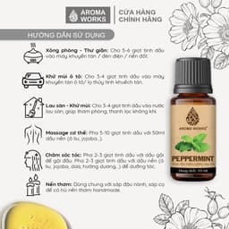 Thumbnail Tinh Dầu Bạc Hà Aroma Works tinh dầu thơm phòng, đuổi muỗi - Peppermint 2