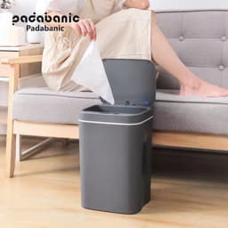 Thumbnail Thùng rác thông minh Padabanic 16L , 14L cảm ứng tự động đóng mở tiện lợi sang trọng , hợp vệ sinh 3
